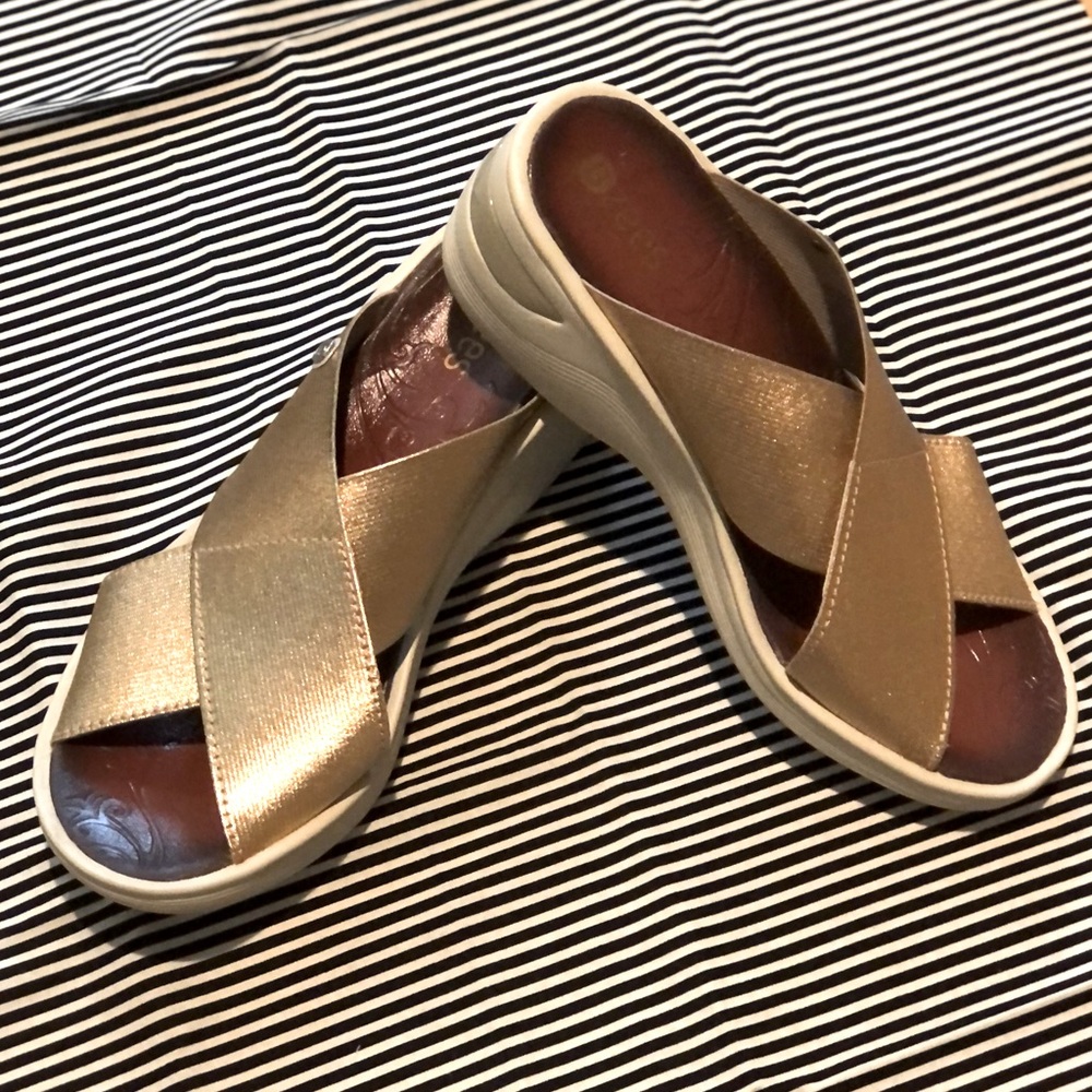 Bzees Comfort Slip-on Wedge Sandal